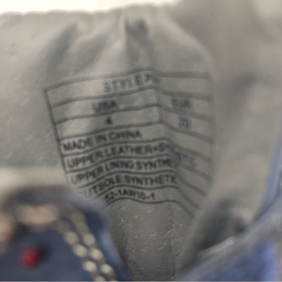 UMI Toddler Pilot hook and loop closing navy boots size 4 - Picture 2 of 5